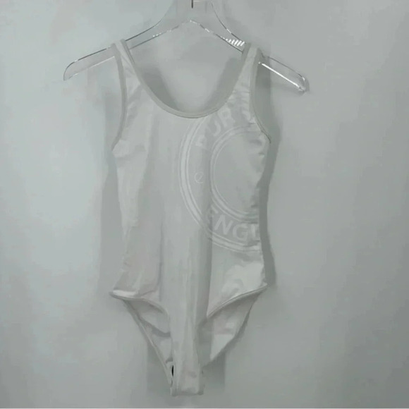 Burberry white one piece swimsuit B947 - Picture 4 of 9